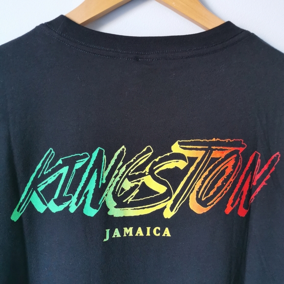 H&M Round Neck Foldover-Short-Sleeve Tee Black M - Picture 5 of 6